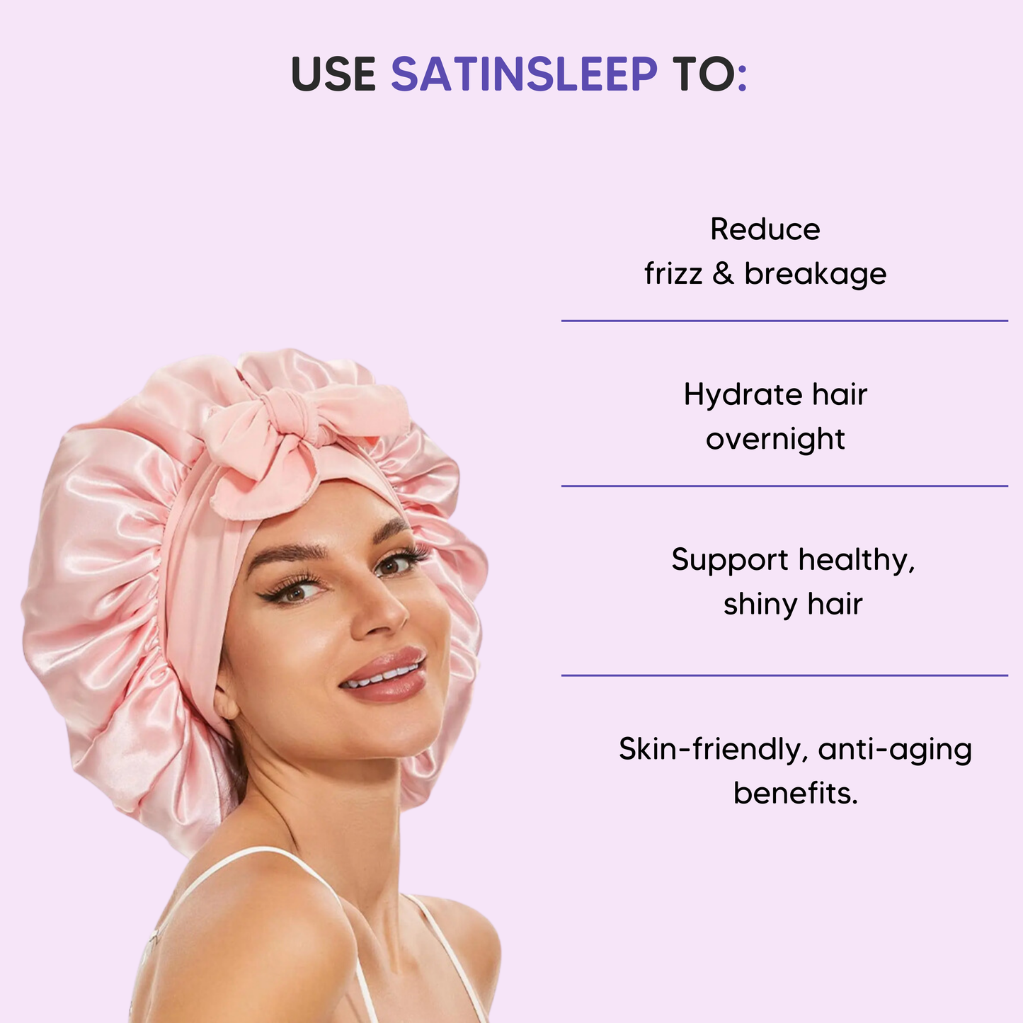 Bliise™ SatinSleep Bonnet